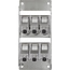InLine® Cat.6A Keystone-box, wand/DIN-rail, STP, 6 poorten