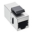 InLine® Keystone RJ45-bus/bus SNAP-In, Cat.6, STP, bulk