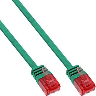 InLine InLine® Patchkabel plat, U/UTP, Cat.6, groen, 5m