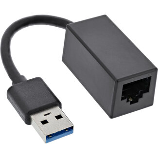 InLine InLine® USB 3.2 netwerkadapterkabel, Gigabit netwerk, USB-A
