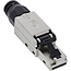 InLine® RJ45 male Cat.8.1 2000MHz, veldbevestiging, afgeschermd,inschroefbaar v.