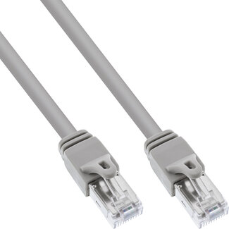 InLine InLine® Patchkabel,S/FTP (PiMf),Cat.6 gecertificeerd,250MHz,PVC,koper,grijs,0,3m