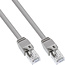 InLine® Patchkabel,S/FTP (PiMf),Cat.6 gecertificeerd,250MHz,PVC,koper,grijs,0,3m