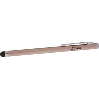 InLine InLine® Stylus, pen voor aanraakschermen van smartphones en tablets, roze