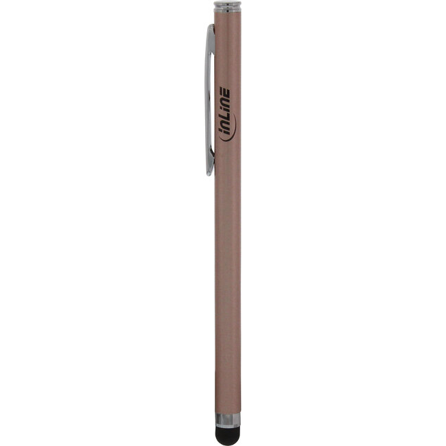 InLine® Stylus, pen voor aanraakschermen van smartphones en tablets, roze