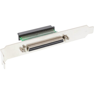 InLine InLine® SCSI III U320 slot bracket,68-pin mini Sub D socket,binnen/buiten