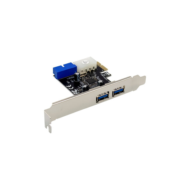 InLine® interfacekaart, 4x USB 3.2 Gen.1 (2+2), PCIe, laag profiel, VL805