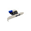 InLine® interfacekaart, 4x USB 3.2 Gen.1 (2+2), PCIe, laag profiel, VL805