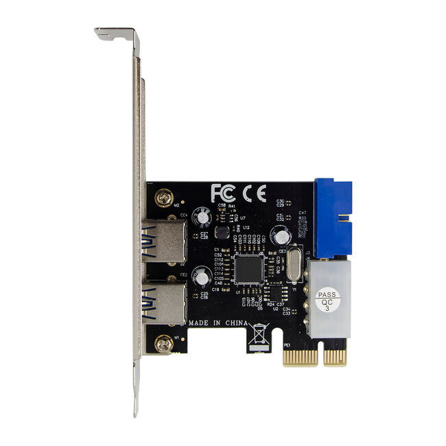 InLine® interfacekaart, 4x USB 3.2 Gen.1 (2+2), PCIe, laag profiel, VL805