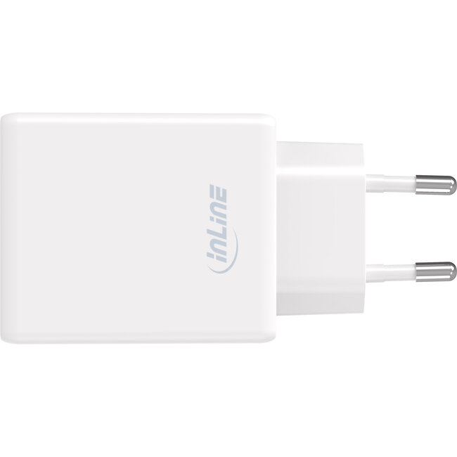 InLine® USB-voeding, oplader, enkele USB-C, PD, AVS, 65W, wit