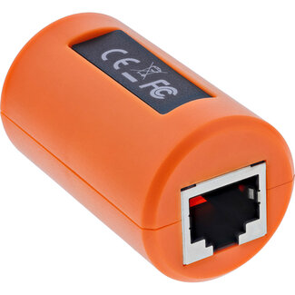 InLine InLine® overspanningsbeveiliging RJ45-koppeling voor netwerk en POE