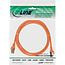 InLine® Patchkabel, SF/UTP, Cat.5e, oranje, 0,5m