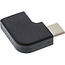 InLine® USB 3.2 Gen.2 adapter, USB-C male naar C female, haaks