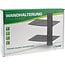 InLine® muurbeugel, voor DVD, Bluray, satellietontvanger, tot 8kg, zwart