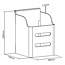 InLine® Slatwall pennenbakje, wit