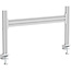 InLine® Slatwall bureausteun, aluminium paneel 1 m, incl. 2 steunen 0,43 m