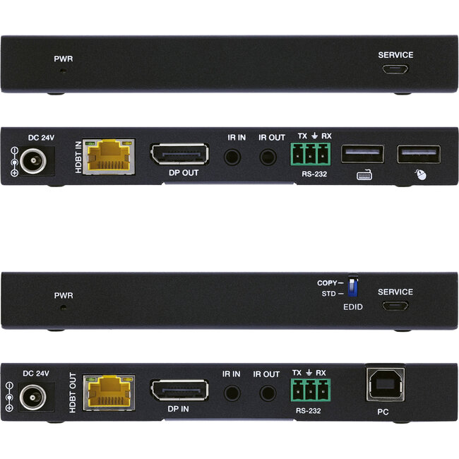 InLine® KVM Extender, DP 4K/60Hz, HDBaseT, 150m, Set