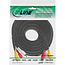 InLine® Cinch-kabel, audio/video 3x Cinch, male / male, 10m