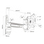 InLine® Muurbeugel, voor monitoren tot 69cm (27"), max. 15kg, eendelige arm