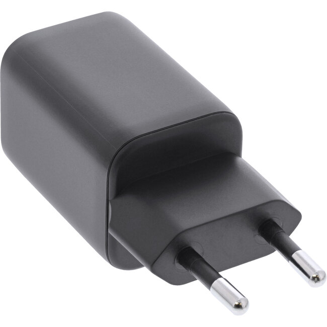 InLine® Power Delivery + Quick Charge USB-stroomadapter,33 W,USB-A + USB-C,zwart