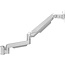 InLine® Slatwall Lifter monitorhouder, zilver