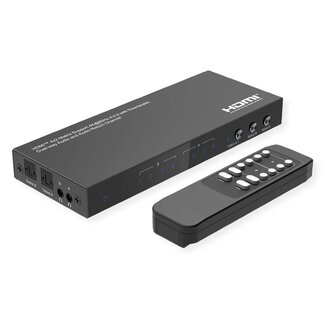 Value Value HDMI matrix schakelaar | 4 naar 2 | HDMI2.0 (4K 60Hz + HDR)