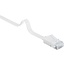 UTP CAT6 platte netwerkkabel | PVC | wit | 0,25 meter