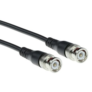 ACT BNC kabel | RG58 | 50 Ohm | koper | zwart | 1 meter