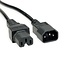 C15 - C14 stroomkabel voor UPS/PDU | 3x 1,00mm (rubber) | zwart | 2,5 meter