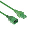 C15 - C14 stroomkabel voor UPS/PDU | 3x 1,00mm (rubber) | groen | 2,5 meter