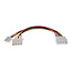 InLine® Power Y-kabel intern, 1x 5,25" naar 1x 3,5" + 1x 5,25", 0,20m