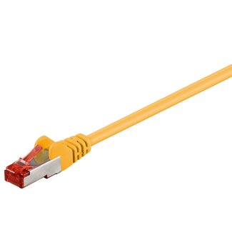 Goobay Goobay CAT 6 Patch Cable, S/FTP (PiMF), yellow 10 m