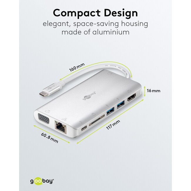 Goobay USB-C Premium Multiport Adapter