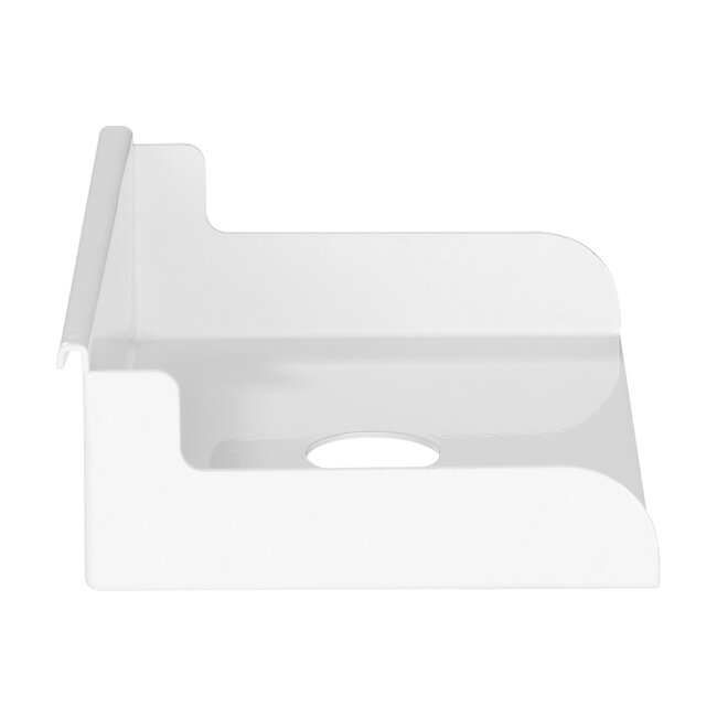 InLine® Slatwall plank, klein, wit