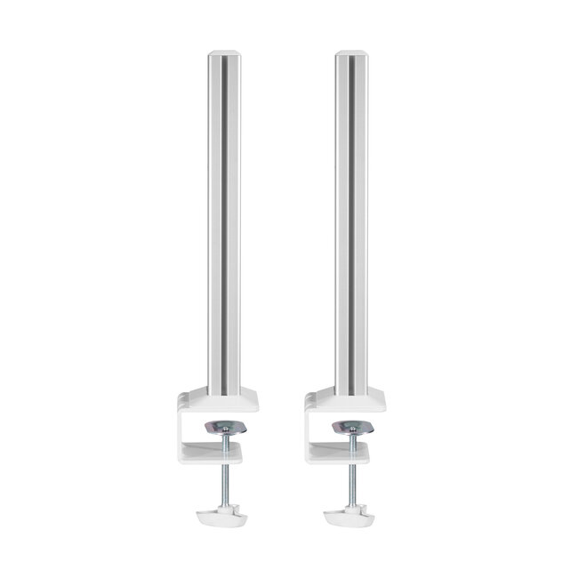 InLine® Slatwall montagezuilen aluminium, voor tafelmontagepaneel, set van 2