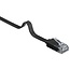 UTP CAT6 platte netwerkkabel | PVC | zwart | 0,25 meter