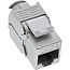 InLine® Keystone RJ45 female, SNAP-In, Cat.8.1, smalle versie