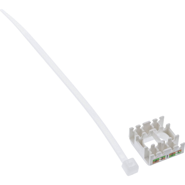 InLine® Keystone RJ45 female, SNAP-In, Cat.8.1, smalle versie