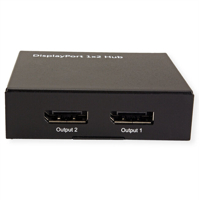 VALUE DisplayPort Video-Splitter, met hub funktie, 2voudig