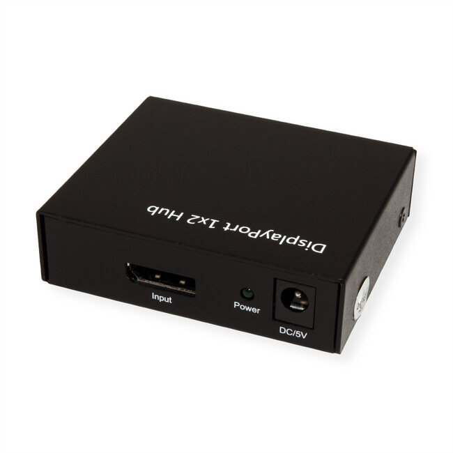 VALUE DisplayPort Video-Splitter, met hub funktie, 2voudig