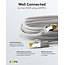 Goobay RJ45 Patch Cord CAT 6A S/FTP (PiMF), 500 MHz, with CAT 7 Raw Cable, 1 m, grey, Set of 5