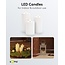 Goobay Set of 3 LED Candles "Outdoor", white, incl. 8x AA (LR6)