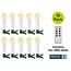 Goobay 10 Wireless LED Christmas Tree Candles incl. 20x AAA (LR03)