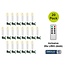 Goobay 20 Wireless LED Christmas Tree Candles incl. 20x AAA (LR03)