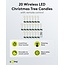 Goobay 20 Wireless LED Christmas Tree Candles incl. 20x AAA (LR03)
