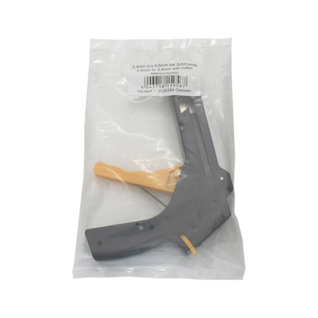 InLine® Kabelbandtang met mesje, 2.4 tot 4.8mm