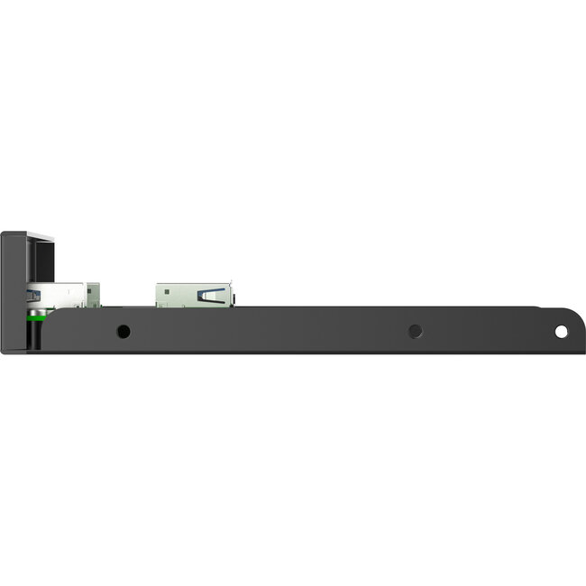 InLine® 3,5" voorpaneel, 2x USB-A + 2x USB-C, 10Gb/s, metaal, zwart