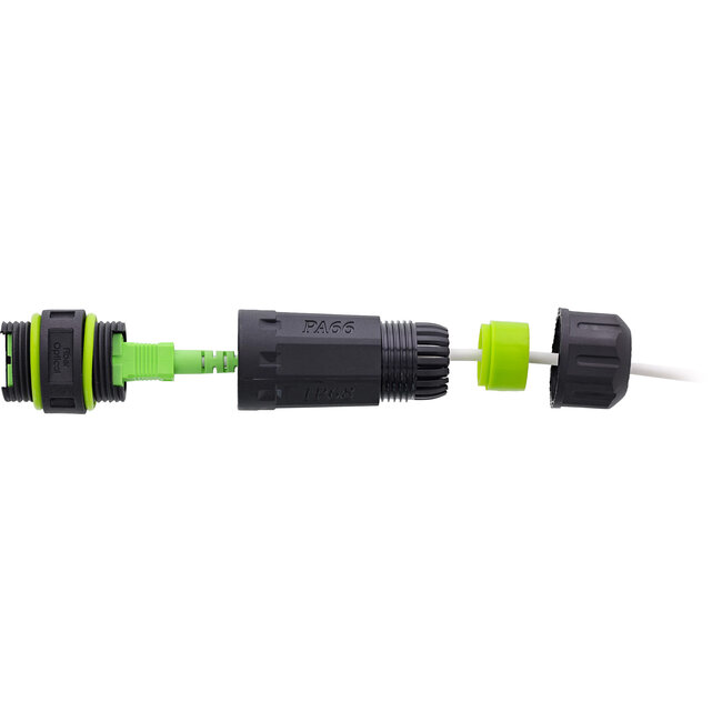 InLine® Glasvezel koppelaar SC, IP68, 2x SC-contactdoos, buiten, M20