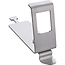 InLine® Keystone SNAP-In metalen modulehouder, 1-voudig voor DIN-rail, met lipje