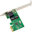 InLine® Gigabit netwerkkaart, 1x RJ45 1Gb/s, PCIe x1, incl. low-profile